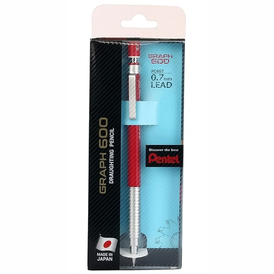 Pentel Graphgear 600 Draughting Pencil 0.7mm (PG607) - SCOOBOO - PG607 - B - Mechanical Pencil