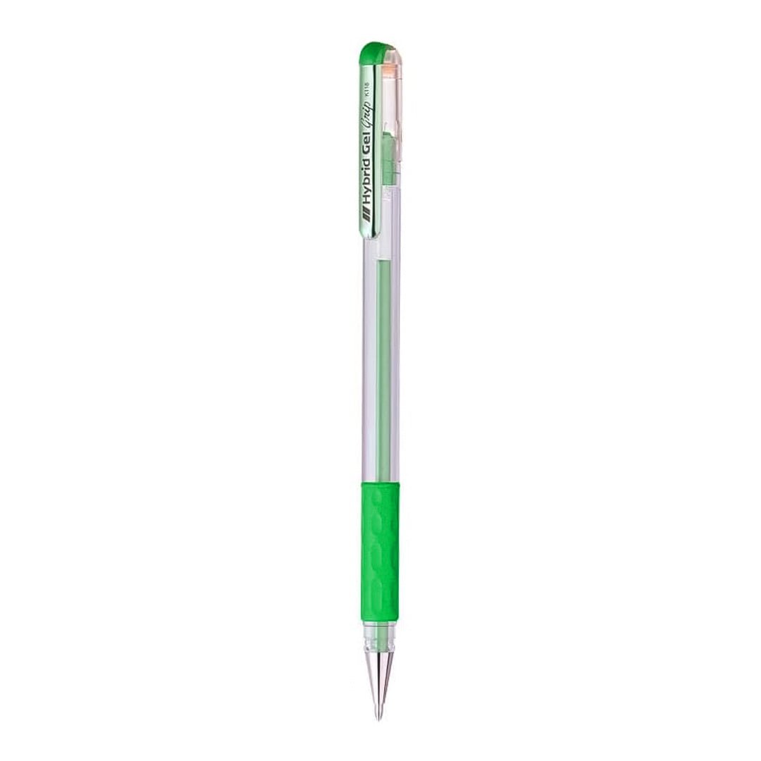 Pentel Hybrid Gel Grip Pastel Gel Ink Roller Pen - SCOOBOO - K118 - LK - Gel Pens