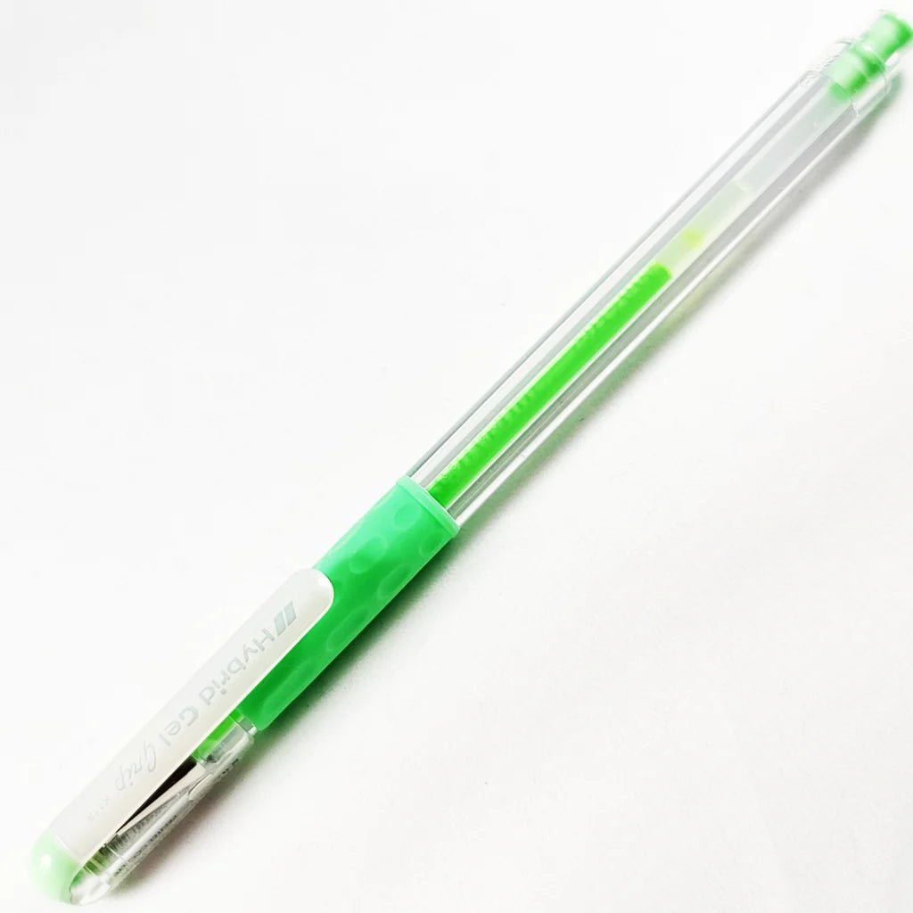 PENTEL Hybrid Gel Grip K118L gelrollerbalpen, wit, 3 stuks
