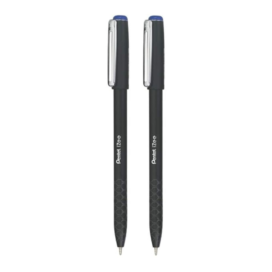 Pentel iZee BX457 0.7mm Ball Pen(Pack of 2) - SCOOBOO - BX457-Blue - Ball Pen