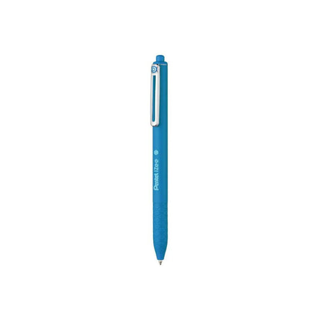 Pentel iZee Click Honeycomb Grip Ball Point Pen-Blue Ink - SCOOBOO - BX467-S.Blue - Ball Pen