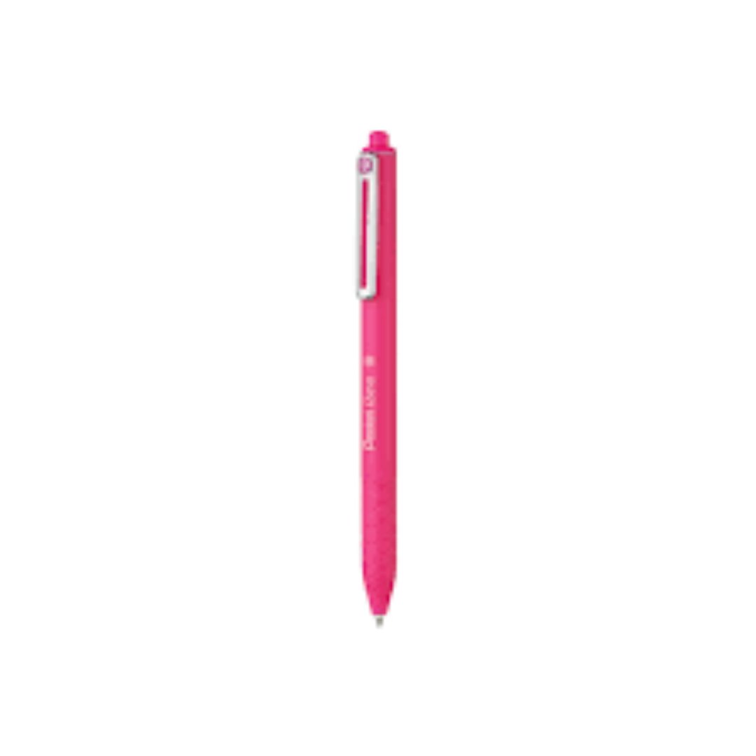 Pentel iZee Click Honeycomb Grip Ball Point Pen-Blue Ink - SCOOBOO - BX467-Pink - Ball Pen