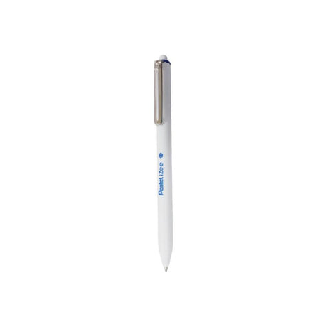 Pentel iZee Click Honeycomb Grip Ball Point Pen-Blue Ink - SCOOBOO - BX467-White - Ball Pen