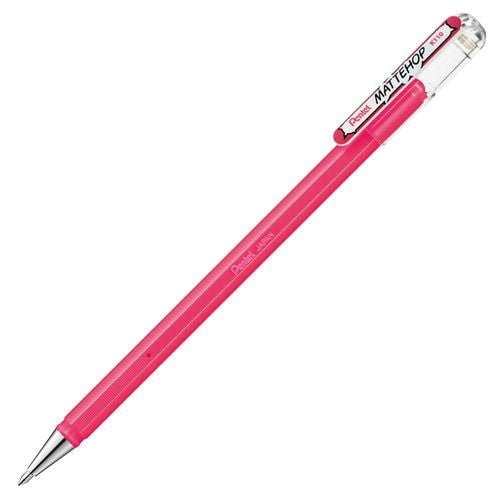 Pentel Matte Hop 1.0mm Gel Ink Ballpoint Pen - SCOOBOO - K110-VP - Ball Pen