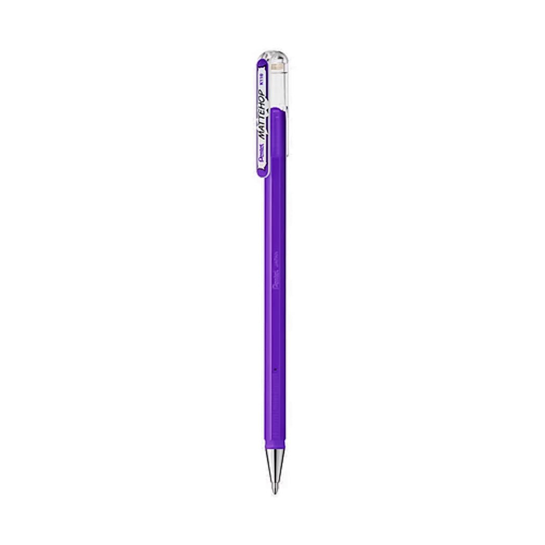 Pentel Matte Hop 1.0mm Gel Ink Ballpoint Pen - SCOOBOO - K110 - VV - Ball Pen