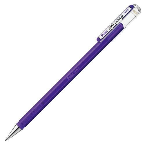 Pentel Matte Hop 1.0mm Gel Ink Ballpoint Pen - SCOOBOO - K110-VV - Ball Pen