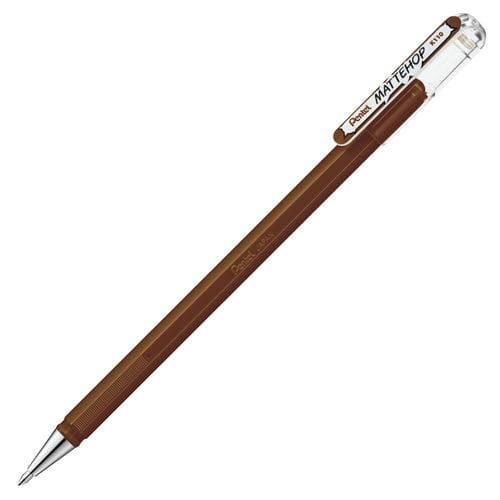Pentel Matte Hop 1.0mm Gel Ink Ballpoint Pen - SCOOBOO - K110-VE - Ball Pen