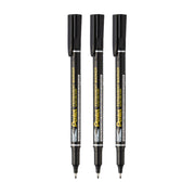 Pentel NF450 CD/DVD Permanent Marker-Pack of 3 - SCOOBOO - NF450-A - Permanent Markers