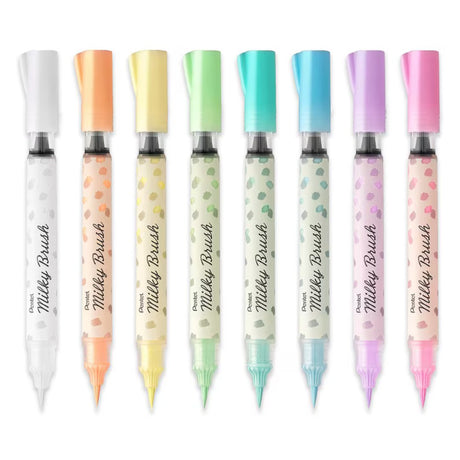 Pentel Pastel Milky Brush Pen(Pack Of 1) - SCOOBOO - XGFH-PWX - Brush Pens