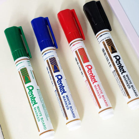 Pentel Permanent Marker 9pc Jar (9CLR - 1/ABCDFPVGE) - SCOOBOO - N450 - Permanent Markers