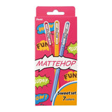 Pentel Rollerball Pen Matte Hop 1.0mm - Set of 7 - SCOOBOO - K110 - V7STB - Roller Ball Pen