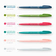Pentel Water Based Brush Sign Pen(Pack of 6) - SCOOBOO - SES15C-6ST1 - Brush Pens
