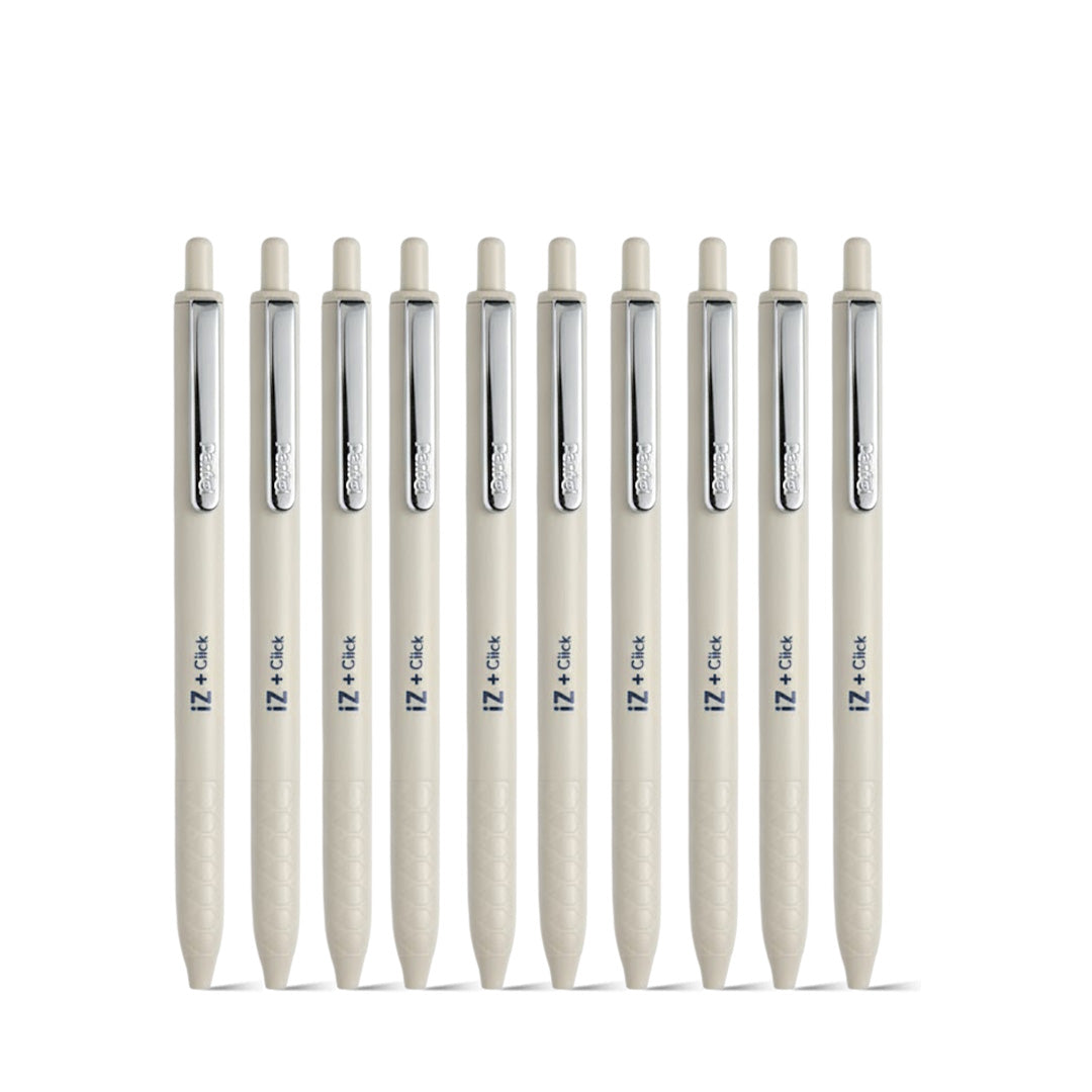 Pentel IZee Click Retractable Ball Point Pen  - Pack of 10