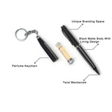 Picasso Parri Aroma 2 in 1 Perfume Keychain & Ball Pen Set - SCOOBOO - PP - 008 - Gift hamper