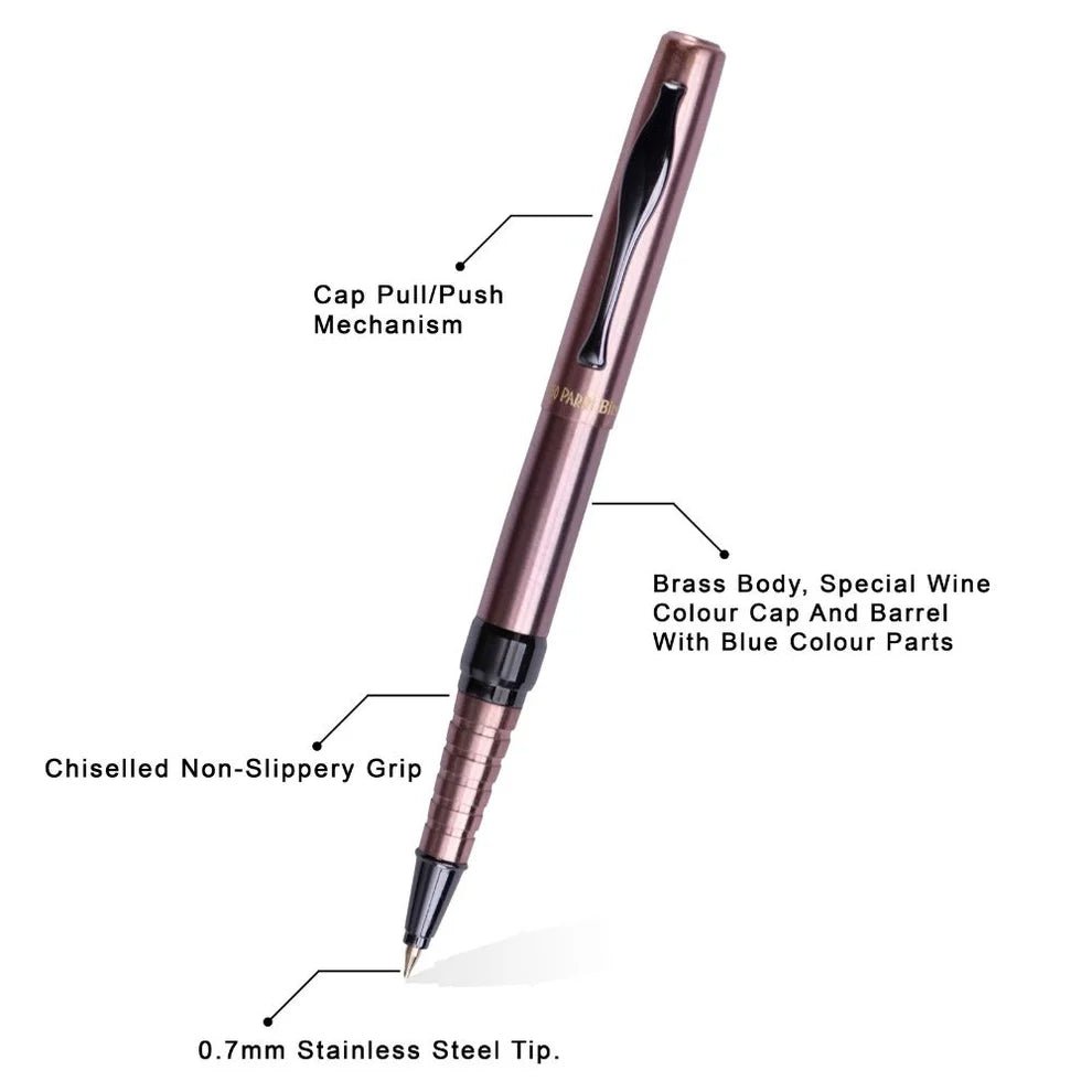 Picasso Parri Bitsy Mini Wine Roller Ball Pen With An Extra Refill For Free. - SCOOBOO - PP - 006 - Roller Ball Pen