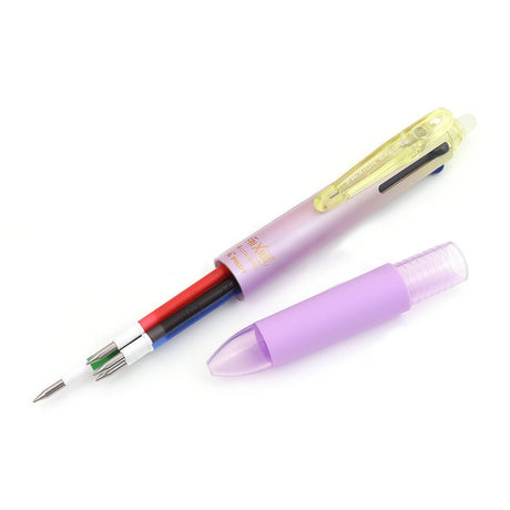 Pilot 0.38mm Four - color Frixion Ballpoint Pen - SCOOBOO - LKFB - 80UF - GRPU - Ball Pen