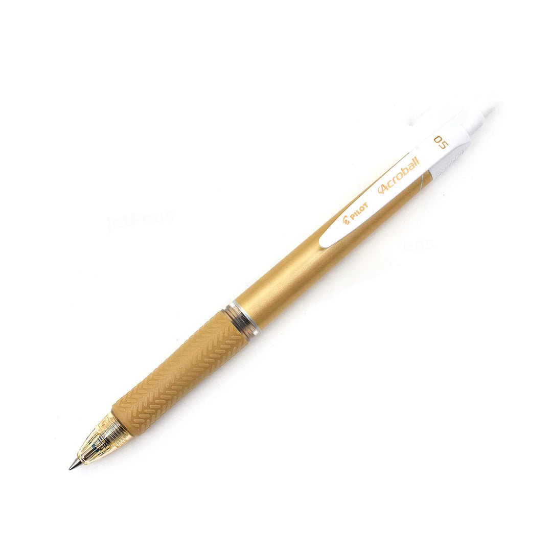 Pilot Acro 0.5mm Metal oil Ballpoint Pen - SCOOBOO - BAB - 15EFT - GD - Ball Pen