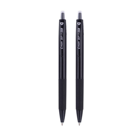 Pilot BP-1 RT Fine 0.7mm Ball Point Pen Pack Of 2 - SCOOBOO - BP-1RT-F-B - Ball Pen