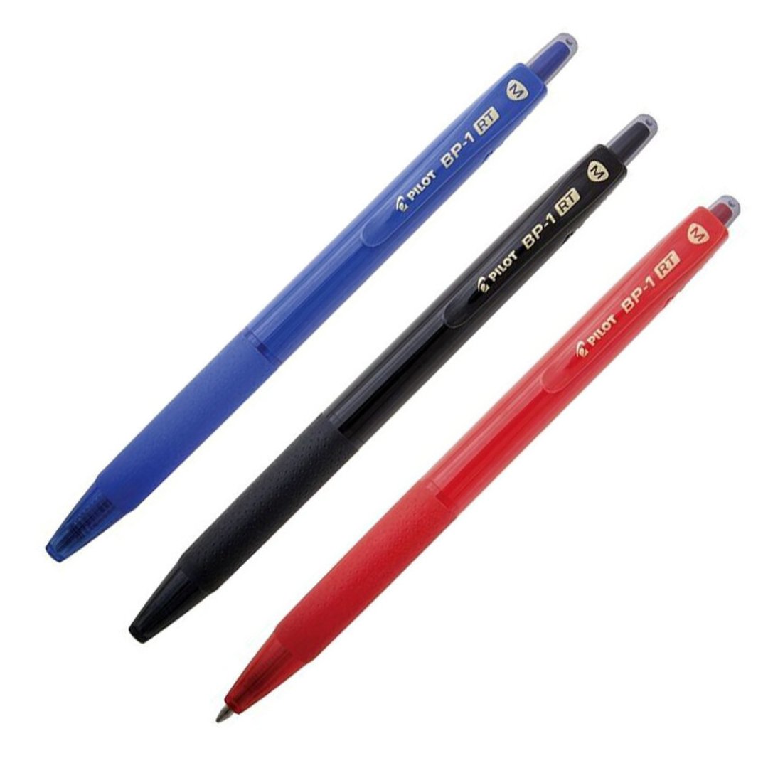 Pilot BP-1 RT Fine 0.7mm Ball Point Pen Pack Of 2 - SCOOBOO - BP-1RT-F-L - Ball Pen