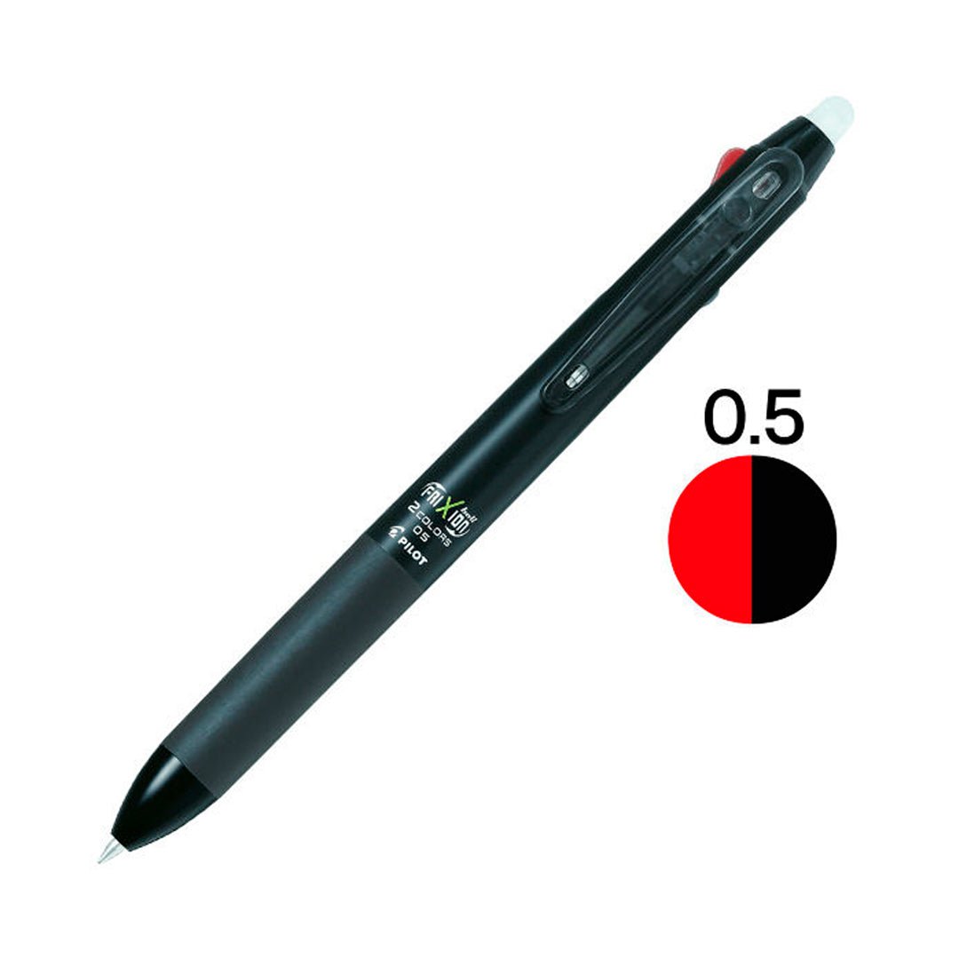 Pilot Frixion 0.5 Red/Black/2 Color Ballpoint Pen - SCOOBOO - Pilot Japan