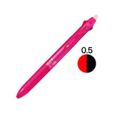 Pilot Frixion 0.5 Red/Black/2 Color Ballpoint Pen - SCOOBOO - LKFB - 40EF - P - Ball Pen