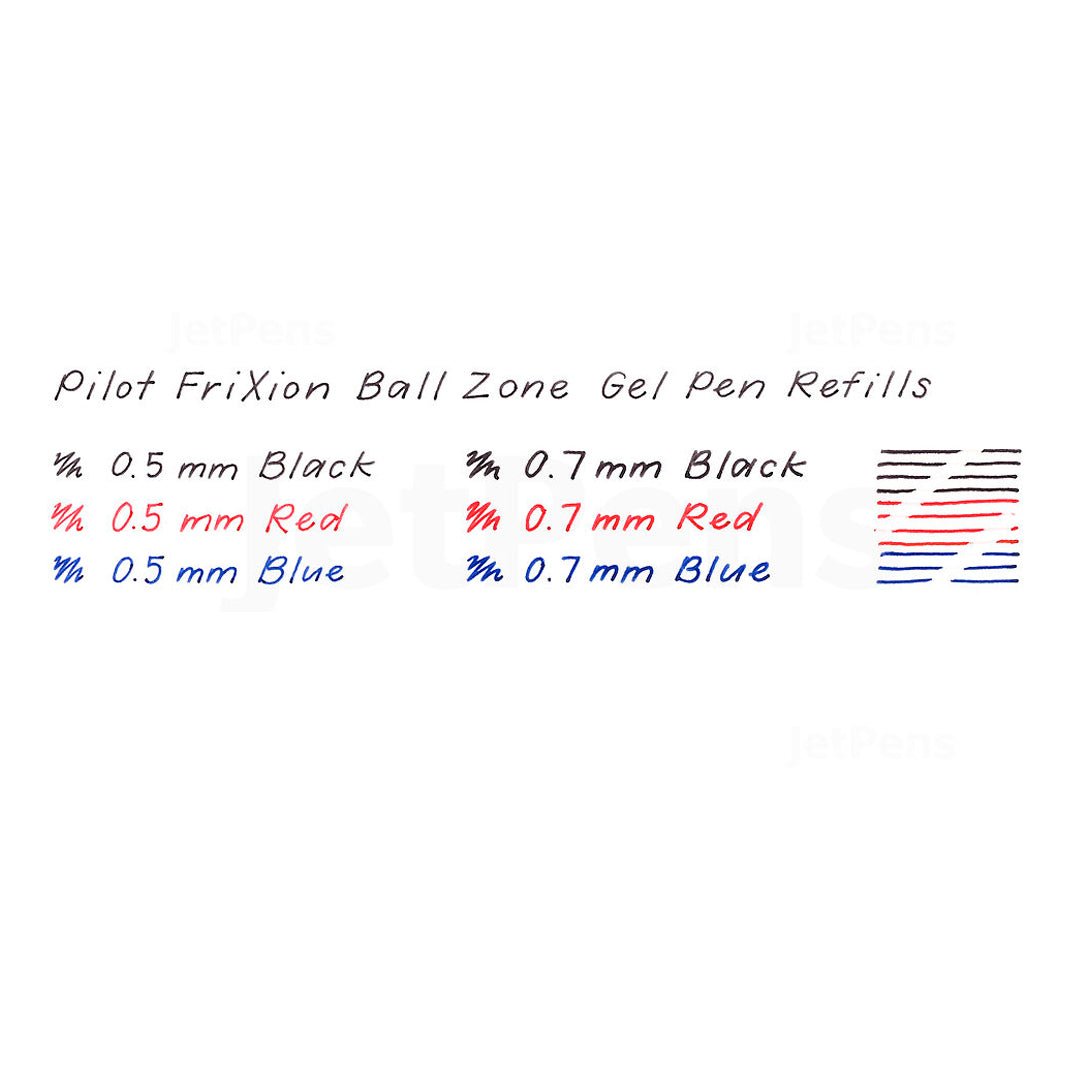 Pilot Frixion Ball Knock Zone 0.5mm Gel Pen - SCOOBOO - LFBKZ - 50EF - FP - Gel Pens