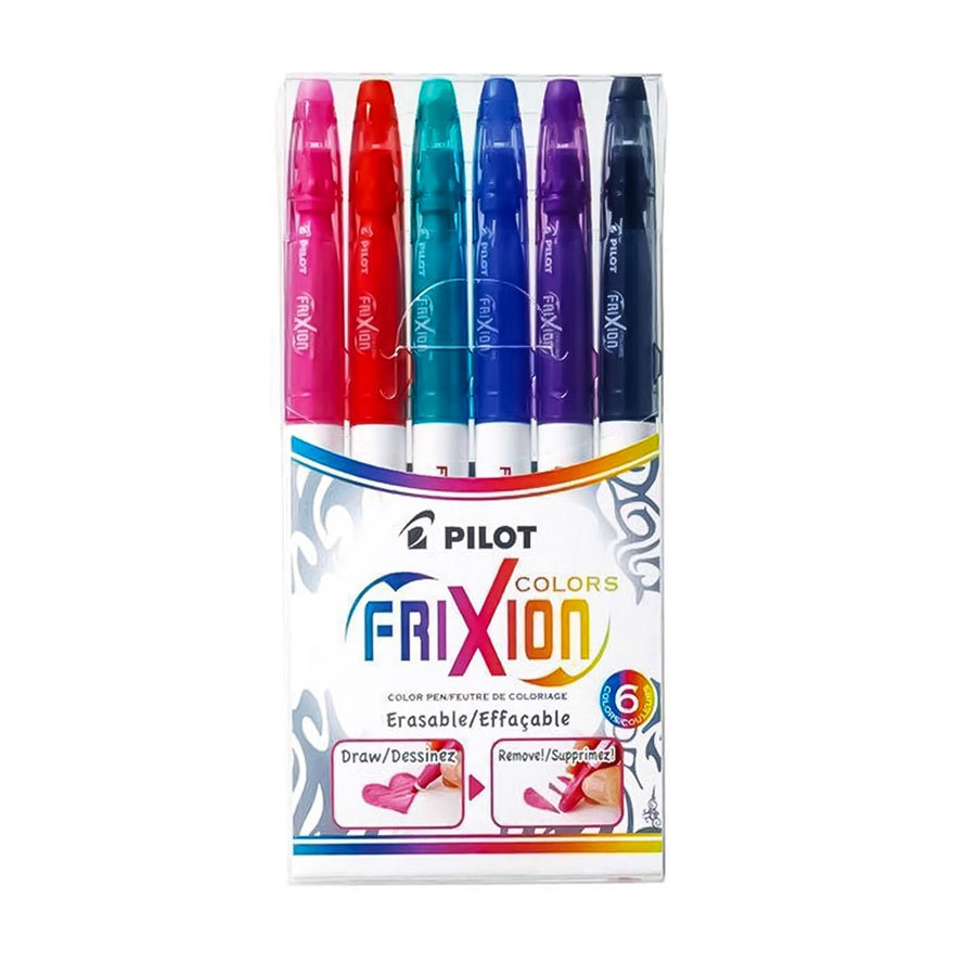 Pilot Frixion Color Pen Pack Of 6 - SCOOBOO - 861 - Fineliner