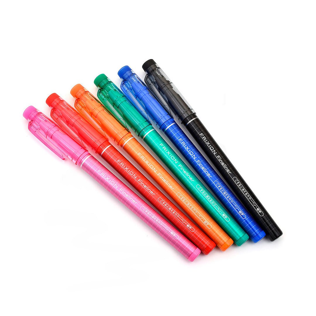 Pilot Frixion Fineliner fine print magic tortillon - 6 - color set - SCOOBOO - SFFL - 72F - 6C - Fineliners