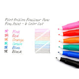 Pilot Frixion Fineliner fine print magic tortillon - 6 - color set - SCOOBOO - SFFL - 72F - 6C - Fineliners