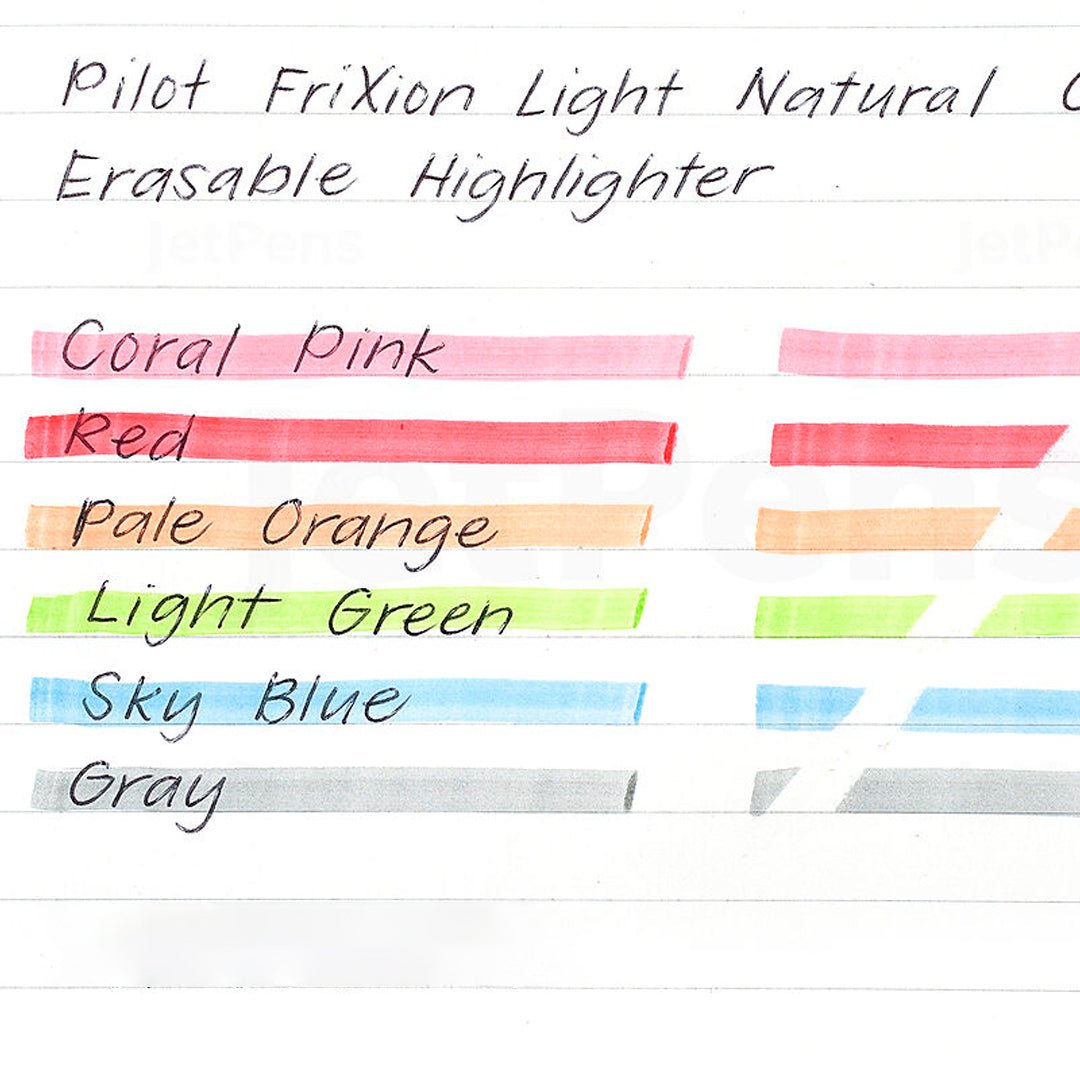 Pilot Frixion Light Natural Color Erasable Highlighter - SCOOBOO - SFL - 10SL - NPO - Highlighter