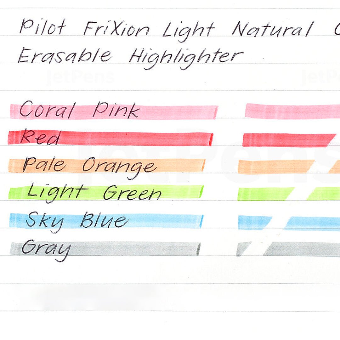 Pilot Frixion Light Natural Color Erasable Highlighter - SCOOBOO - SFL - 10SL - NPO - Highlighter