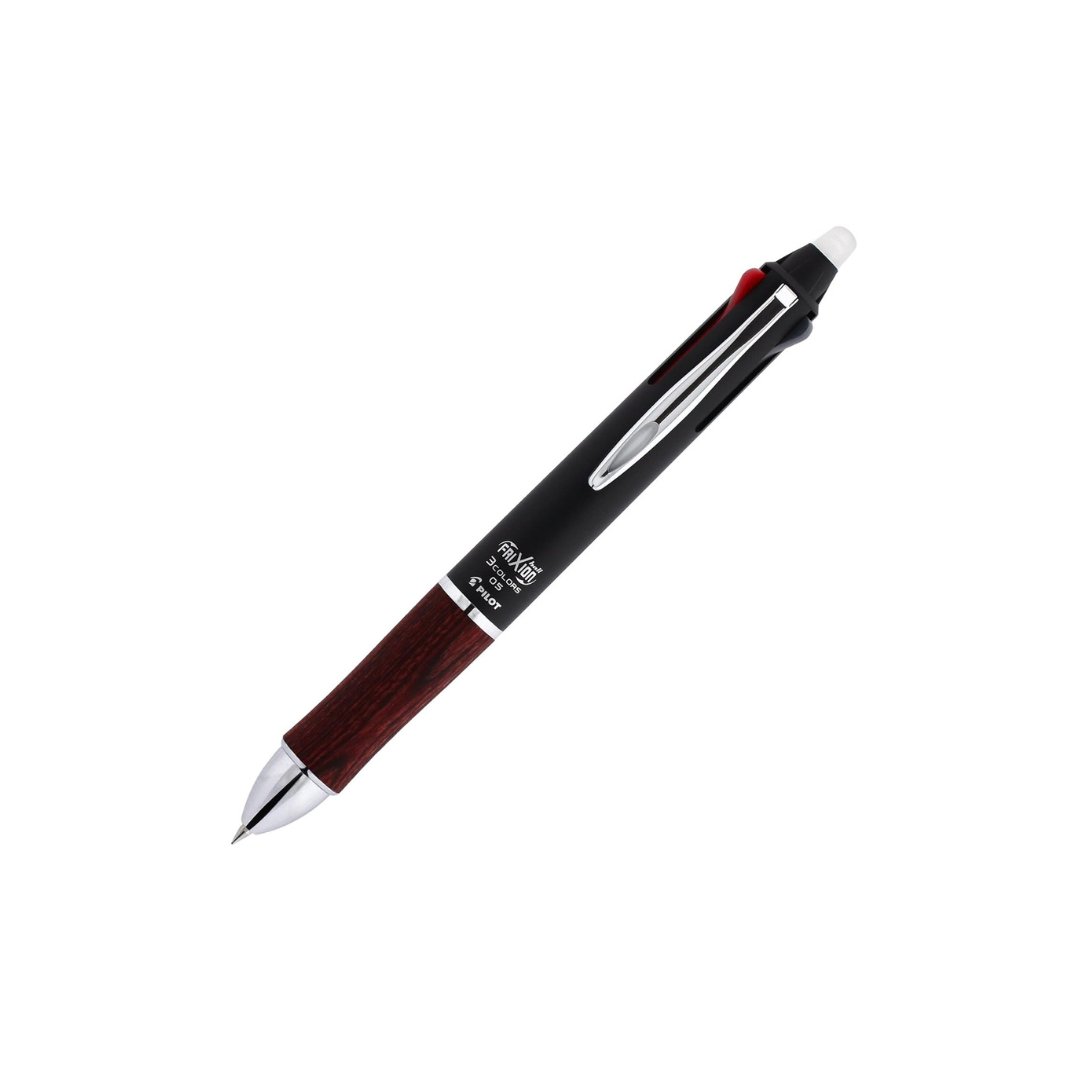 Pilot FriXion Wood 3 Color 0.5mm Multi Ballpoint Pen - SCOOBOO - LKFB - 2SEF - P - Ball Pen