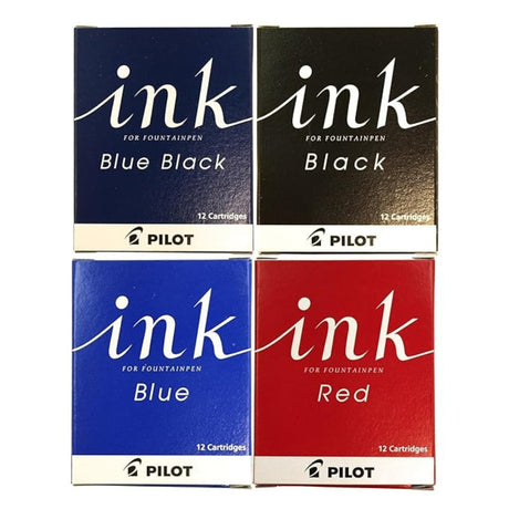 Pilot Ink Cartridge - Pack of 12 - SCOOBOO - IRF - 12S - B - Ink Cartridge