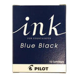 Pilot Ink Cartridge - Pack of 12 - SCOOBOO - IRF - 12S - BB - Ink Cartridge