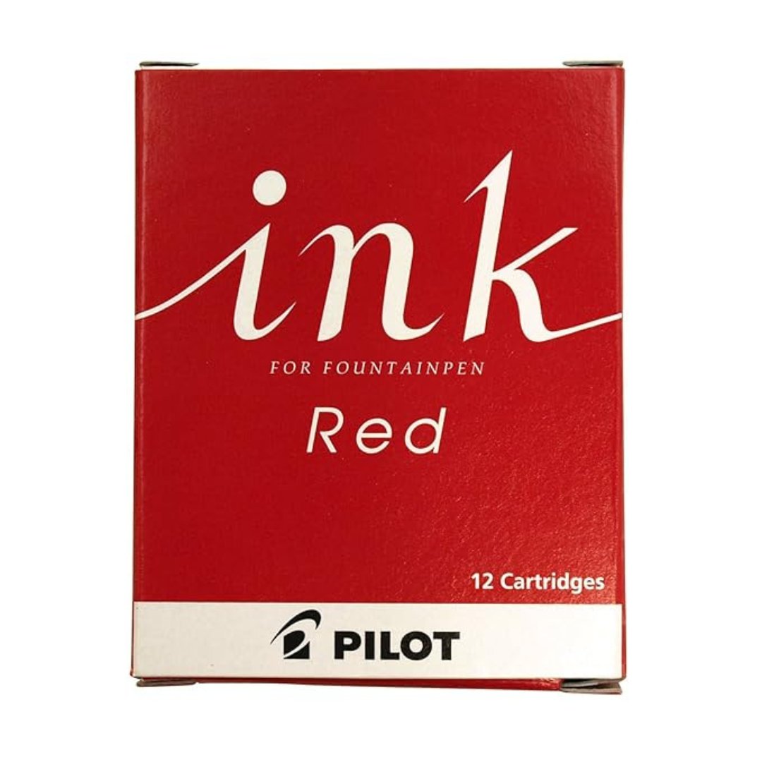 Pilot Ink Cartridge - Pack of 12 - SCOOBOO - IRF - 12S - R - Ink Cartridge