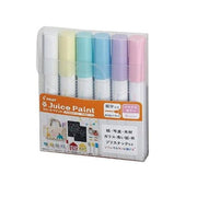 Pilot Juice Fine Point Pastel Paint Marker - 6 Color Set - SCOOBOO - SJP120FN - 6CP - Marker