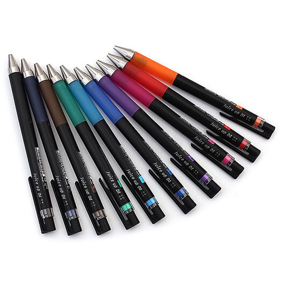 Pilot Knock Gel Ink Extra Fine Ballpoint Pen - Pack of 10 - SCOOBOO - LJP200S4 - 10C - Ball Pen