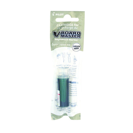 Pilot V Board Master Wyteboard Marker Green Cartridge - SCOOBOO - WBS-VBM-G - Refills