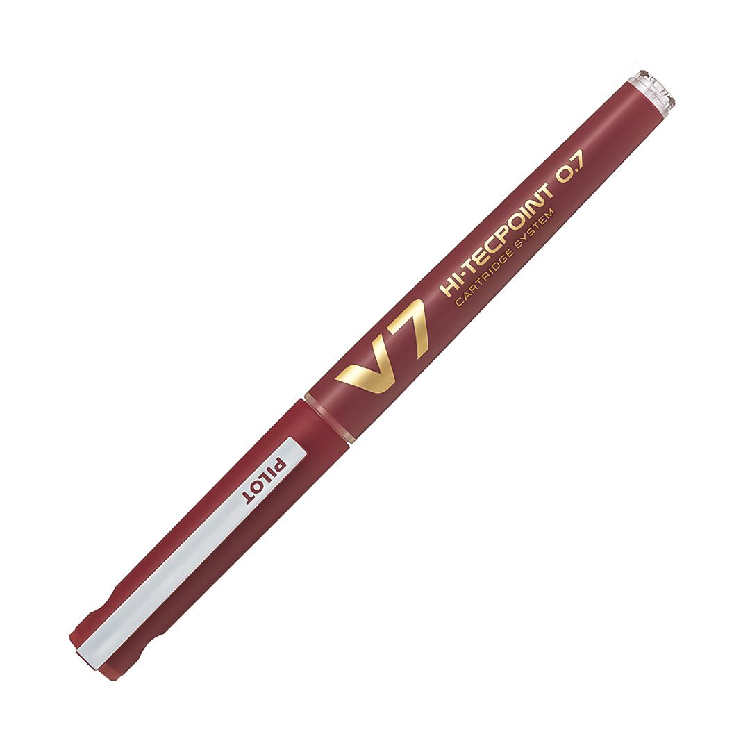 Pilot V7 Hi-Techpoint Roller Ball Pens (Pack of 2) - SCOOBOO - 812 - Roller Ball Pen