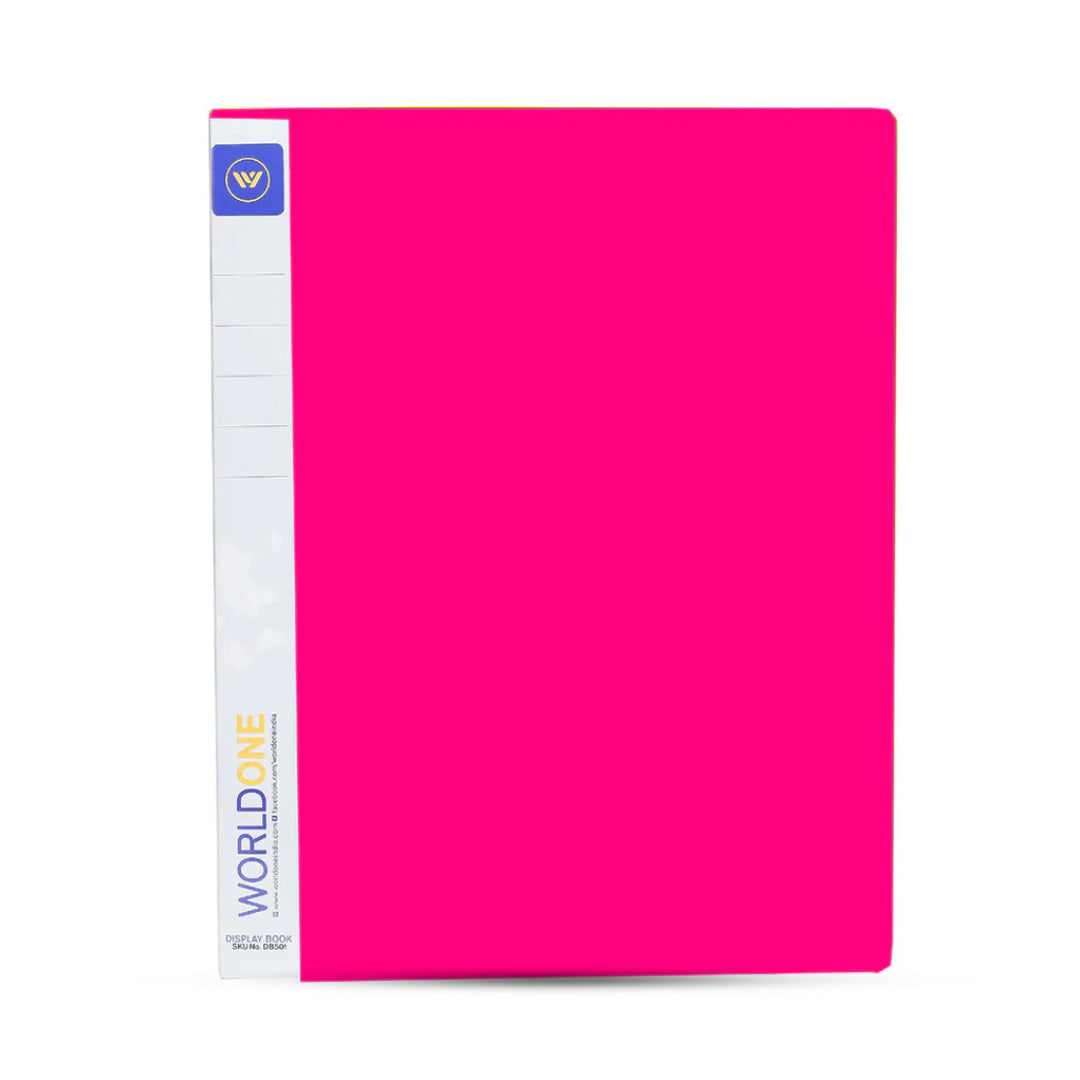 Worldone A4 Display Book 20 Pockets