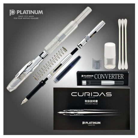 Platinum Curidas Fountain Pen Prism Crystal Fine - SCOOBOO - PKN7000#6-2(1738062) - Fountain Pen