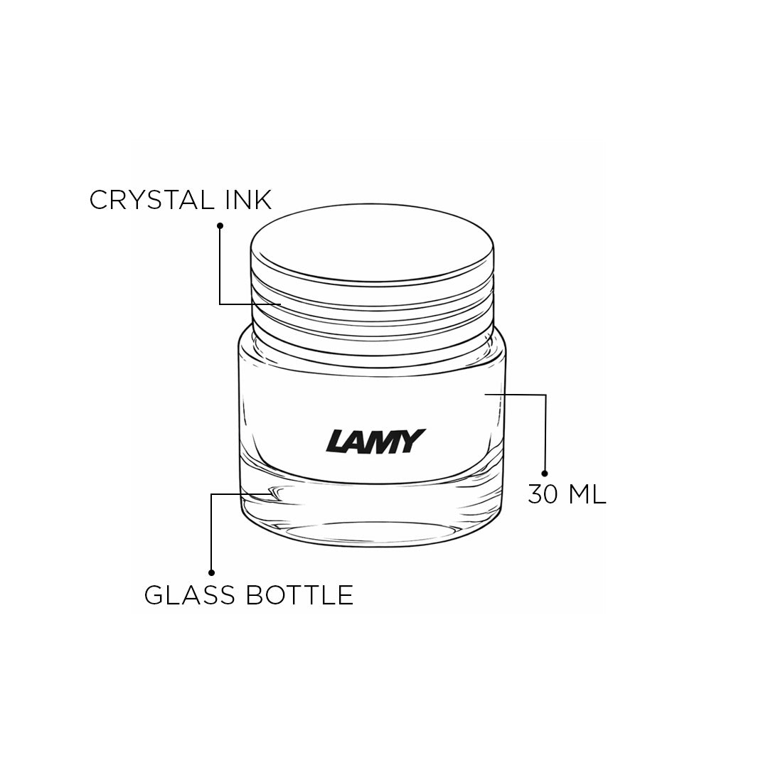 Crystal Ink Pot Lamy T53 Crystal Ink Bottle – SCOOBOO
