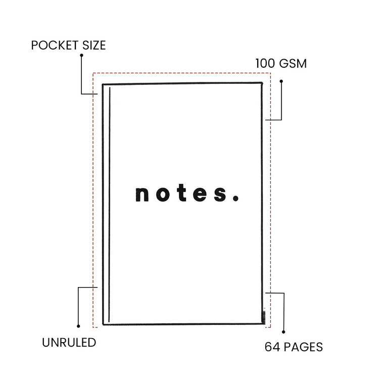 Piko Notes Pocket Notebook - SCOOBOO - Piko