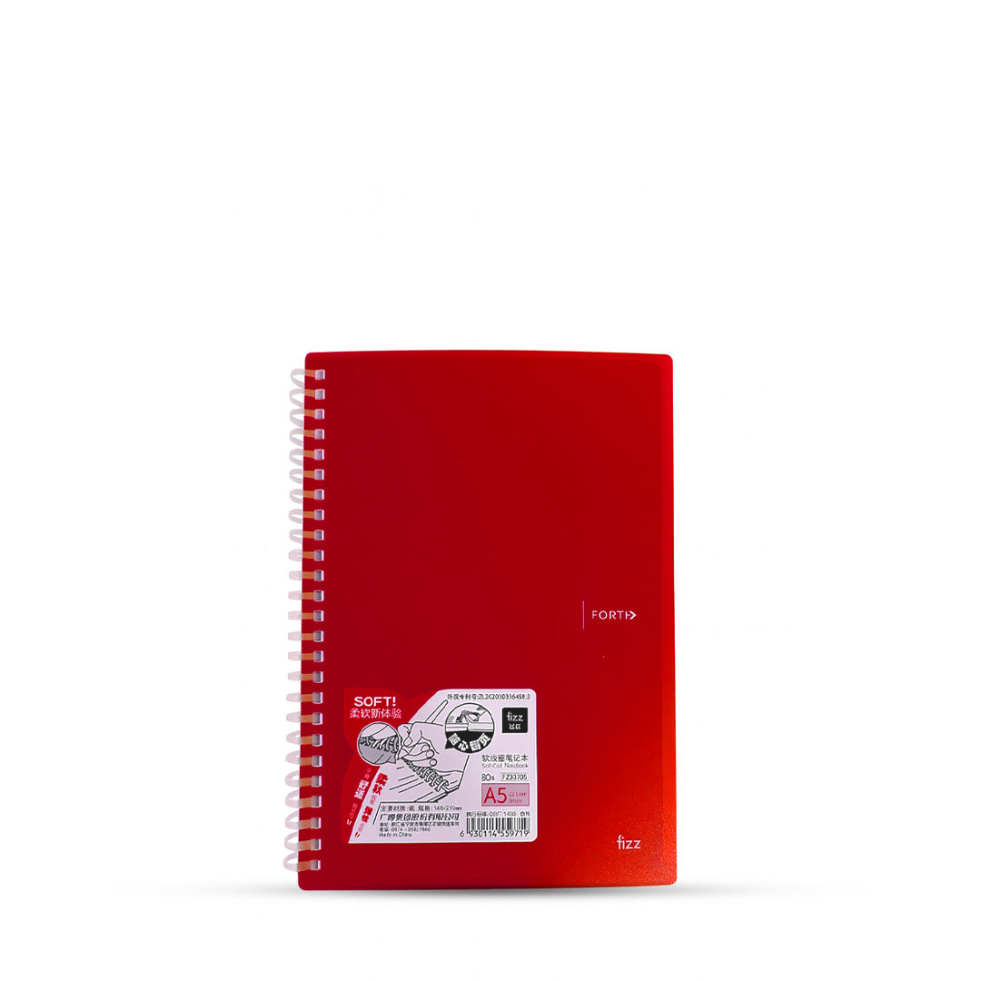 Fizz Soft Cover Spiral Ruled Notebook