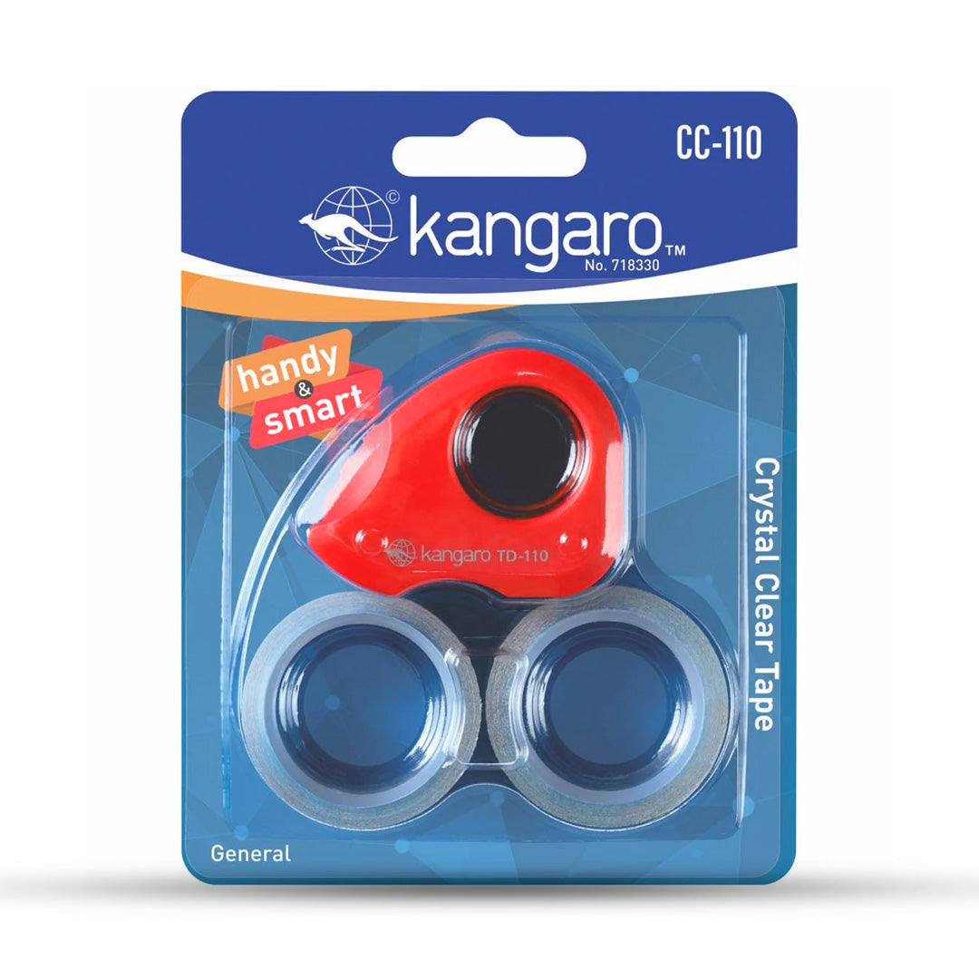 Kangaro Handy & Smart Crystal Clear Tape Dispenser