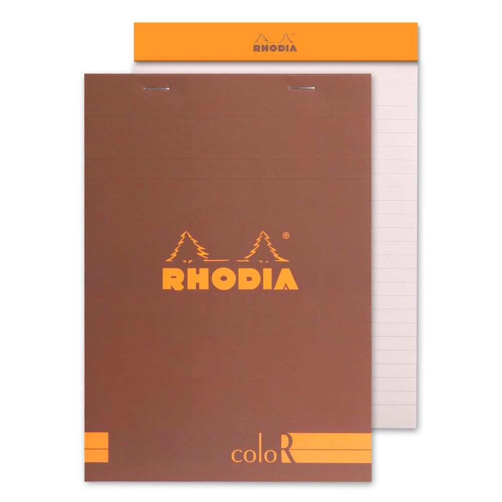 Rhodia Basics Chocolate N°16 Lined Notepad - SCOOBOO - RH16963C_BC_CHC_CLR_16_210148_NP - Notepad