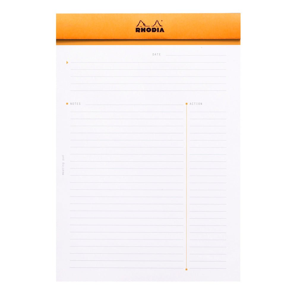 Rhodia Basics Meeting N°16 Notepad - SCOOBOO - RH16400C_BC_ORN_PP_MTG_16_210148_NP - Notepad