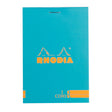 Rhodia Basics N°12 Lined Notepad - SCOOBOO - RHBC_TURQ_NP_85X120_LINE_12967C - Notepad