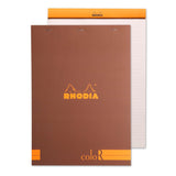 Rhodia Basics N°18 Lined Notepad - SCOOBOO - RH18963C_BC_CHC_CLR_18A4_297210_NP - Notepad