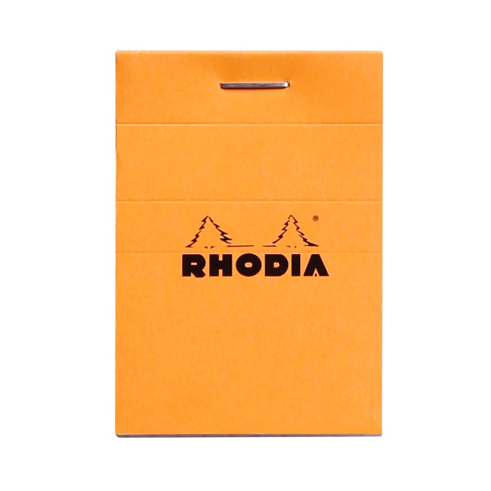 Rhodia Basics Orange Grid Notepad - SCOOBOO - RHBC_ORN_NP_52X75_GRID_10200C - Notepad